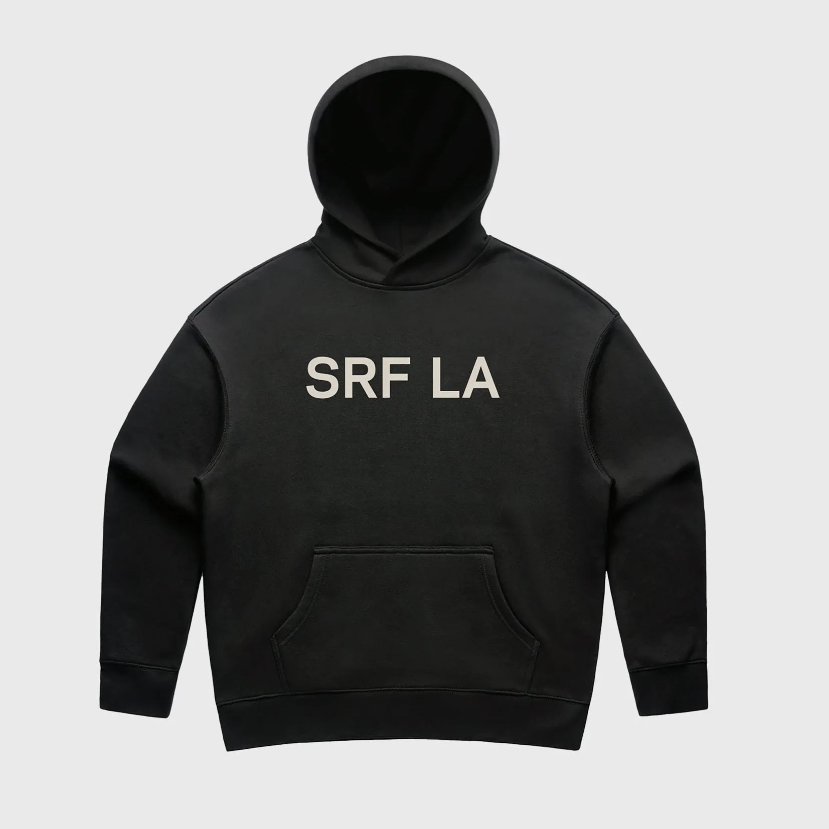 SRF LA Classic Hoodie - Ivory on Black - Heidi Merrick
