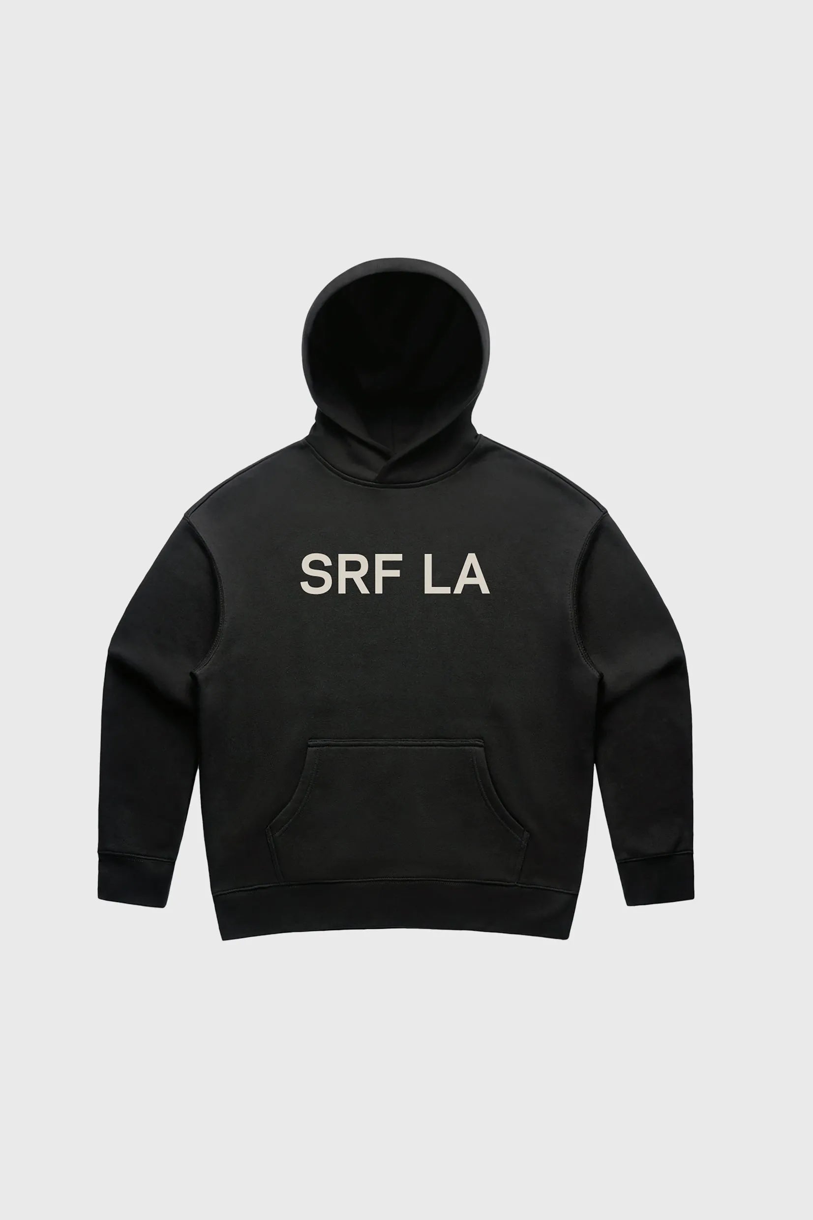 SRF LA Classic Hoodie - Ivory on Black - Heidi Merrick