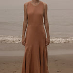 Windsor Gown - Blush Silk Noil - Heidi Merrick