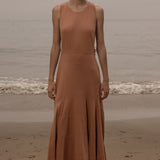 Windsor Gown - Blush Silk Noil - Heidi Merrick