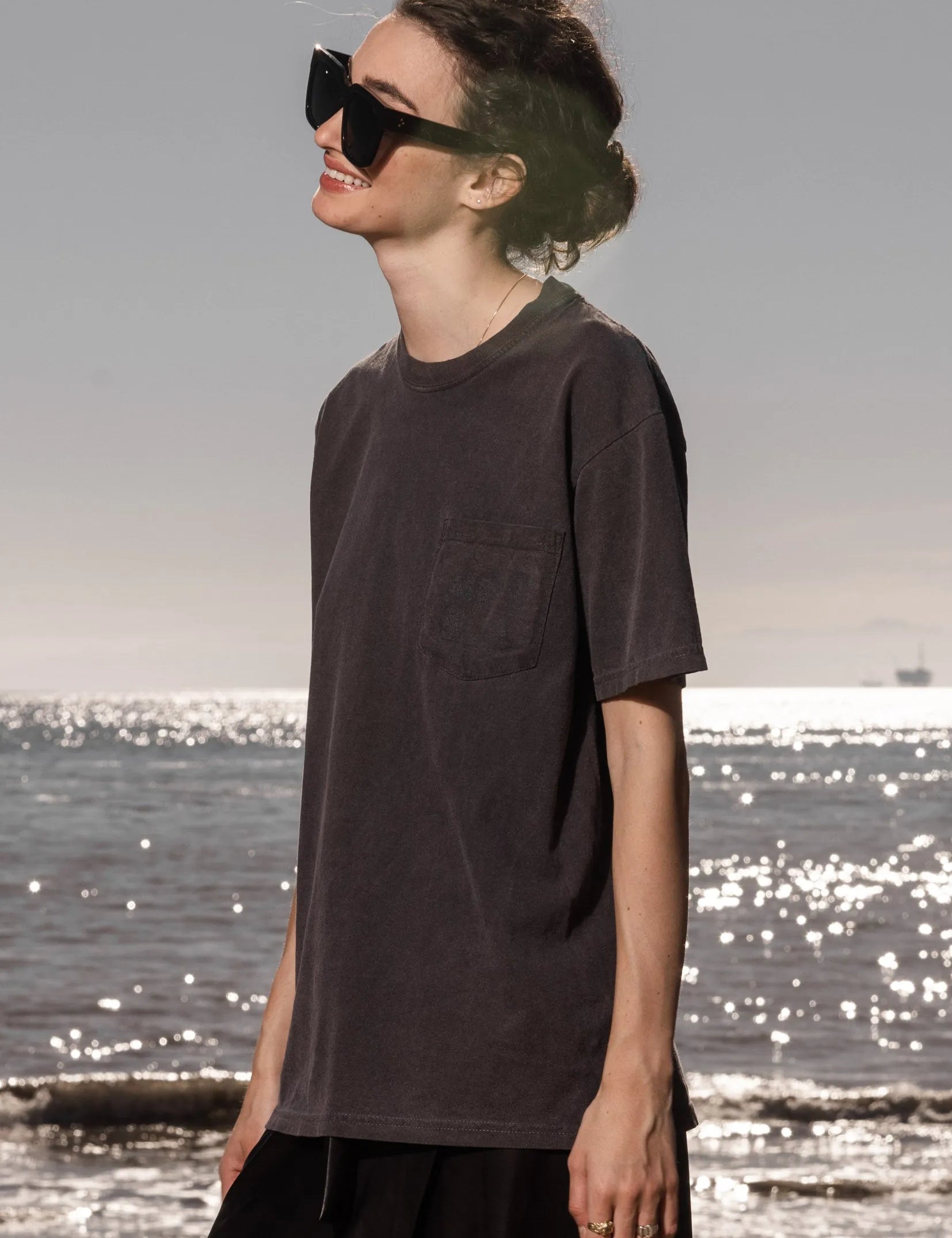 70'S SRF LA TEE - ASH - Heidi Merrick