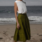 Contessa Skirt - Frog Linen - Heidi Merrick