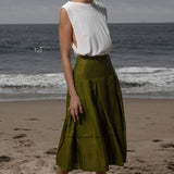 Contessa Skirt - Frog Linen - Heidi Merrick