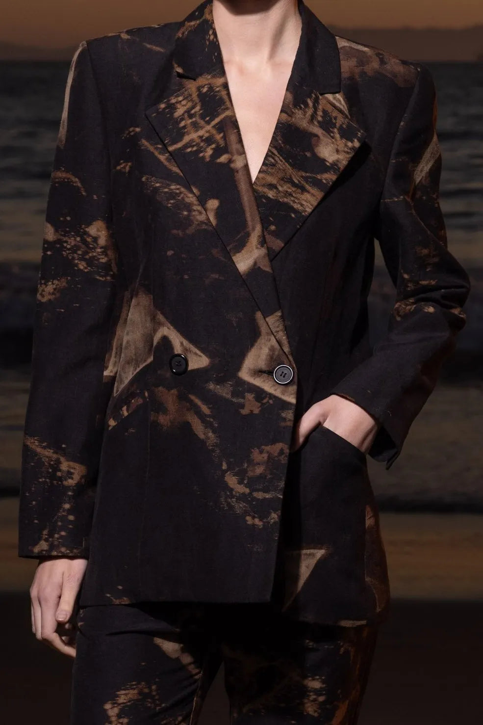 Mars Blazer - Burnt Wood - Heidi Merrick