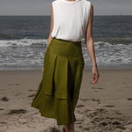 Contessa Skirt - Frog Linen - Heidi Merrick