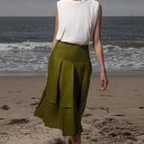 Contessa Skirt - Frog Linen - Heidi Merrick