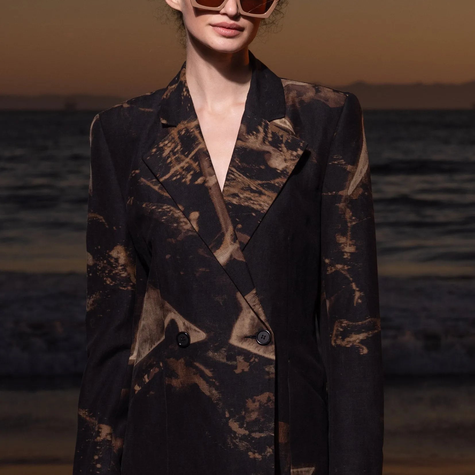 Mars Blazer - Burnt Wood - Heidi Merrick