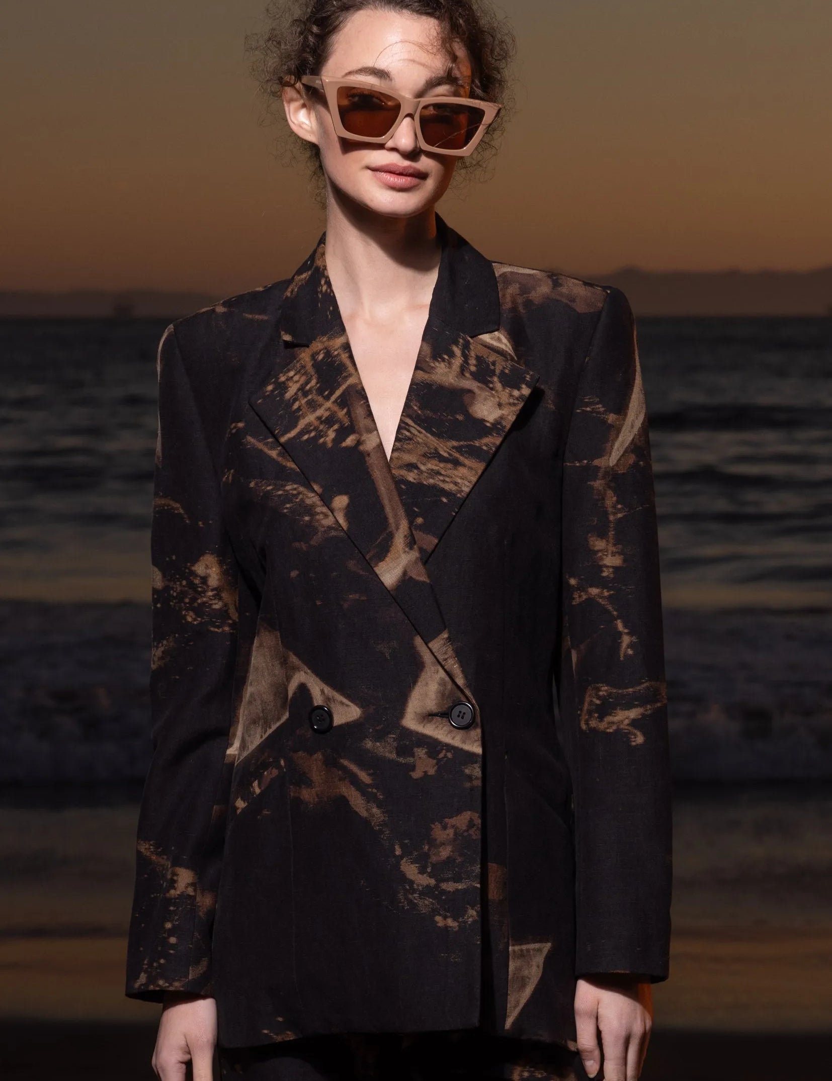 Mars Blazer - Burnt Wood - Heidi Merrick
