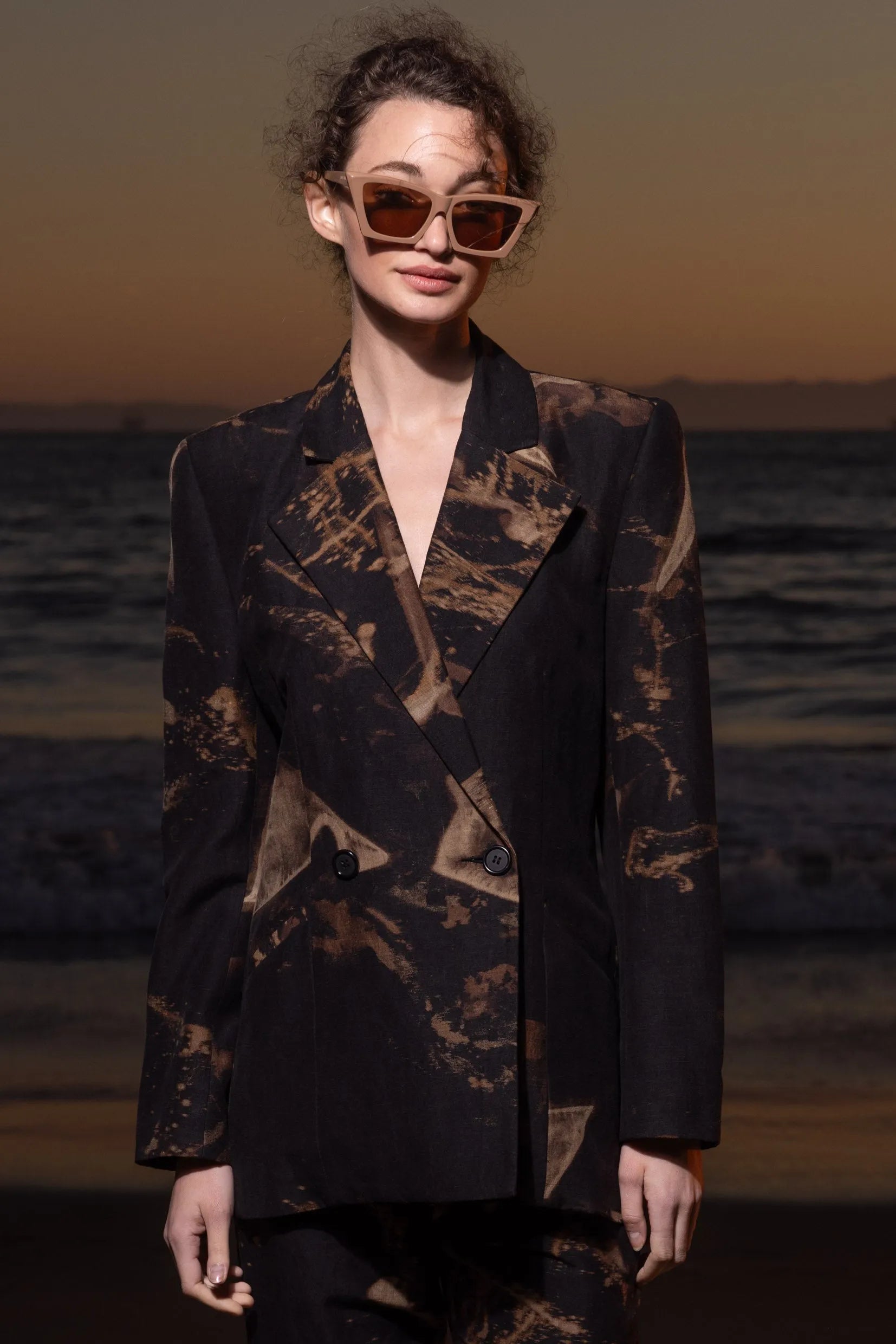 Mars Blazer - Burnt Wood - Heidi Merrick