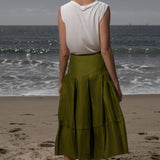 Contessa Skirt - Frog Linen - Heidi Merrick