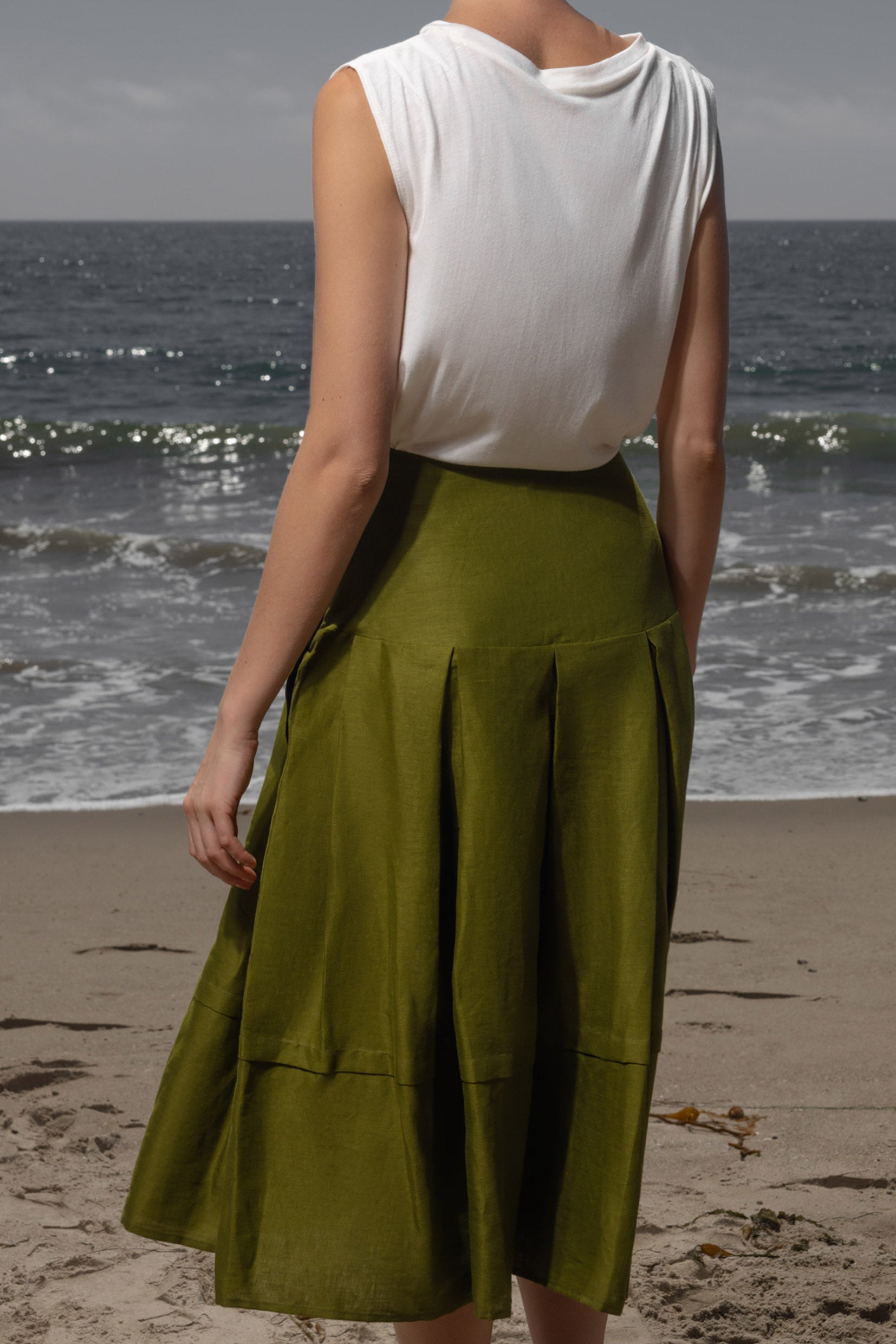 Contessa Skirt - Frog Linen - Heidi Merrick