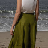 Contessa Skirt - Frog Linen - Heidi Merrick