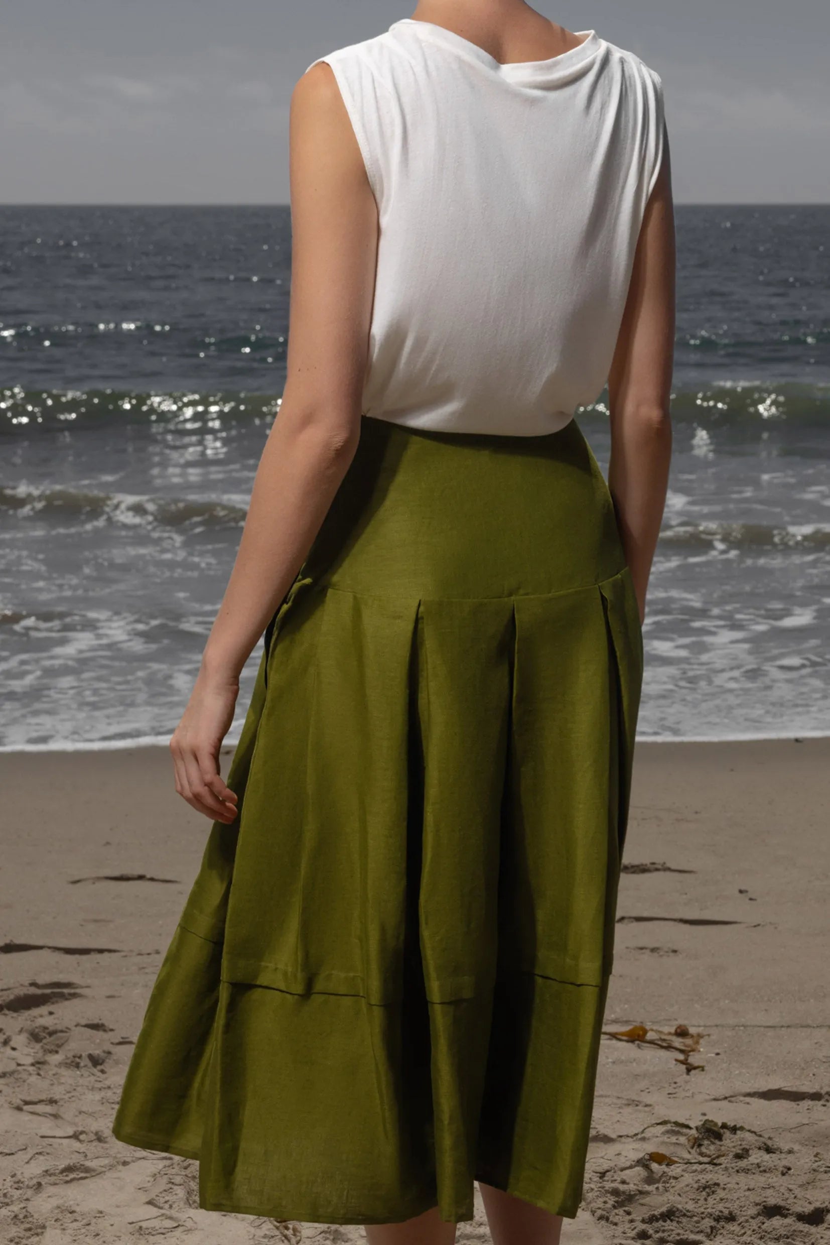 Contessa Skirt - Frog Linen - Heidi Merrick