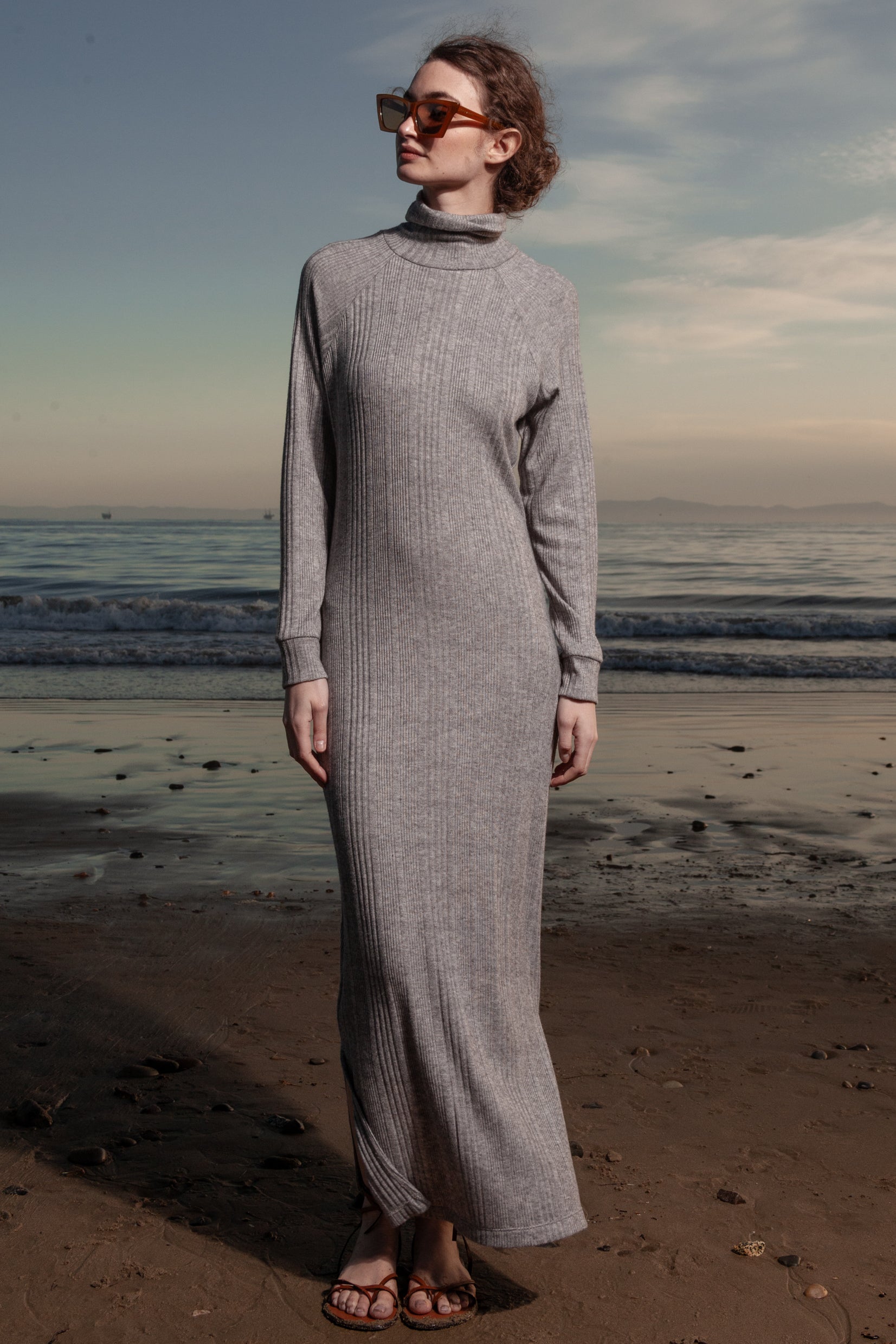 Dolce Dress - Grey - Heidi Merrick