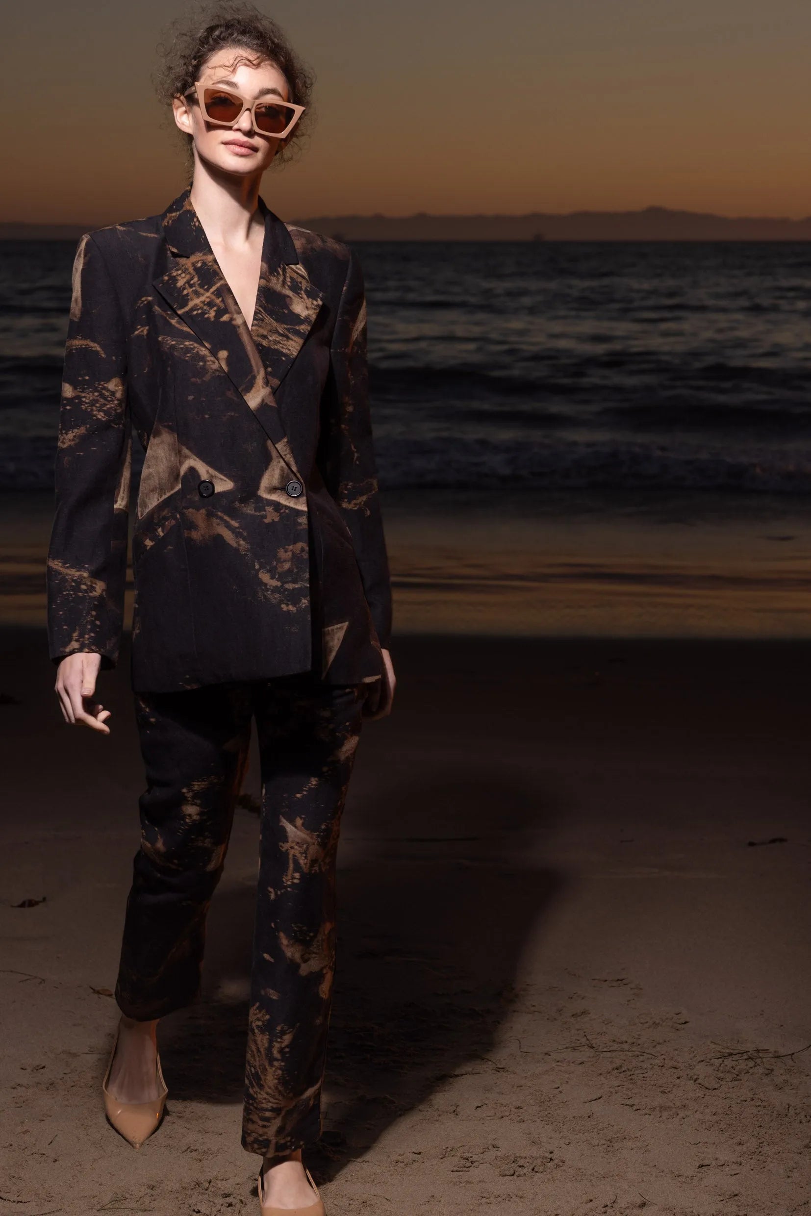 Mars Blazer - Burnt Wood - Heidi Merrick