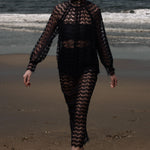 Tara Skirt - Eclipse Black Lace - Heidi Merrick