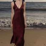 Marion Slip Dress - Burgundy - Heidi Merrick