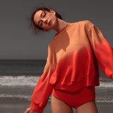 Barrel Sleeve 70's SRF LA Crewneck - Sunset