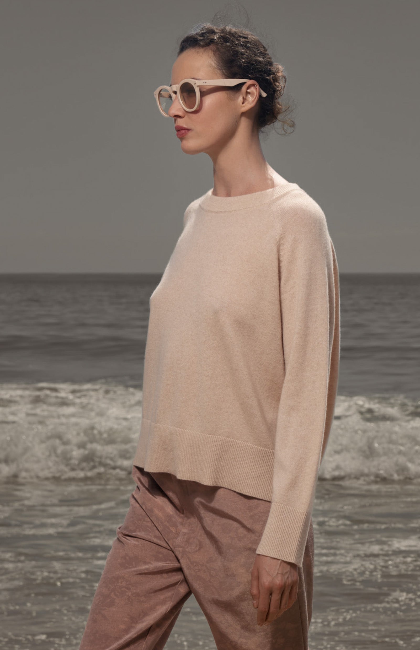 Daily Sweater - Antique Cream - Heidi Merrick