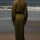 Geometry Skirt - Frog Linen - Heidi Merrick