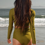 Aegean Rashguard - Frog - Heidi Merrick