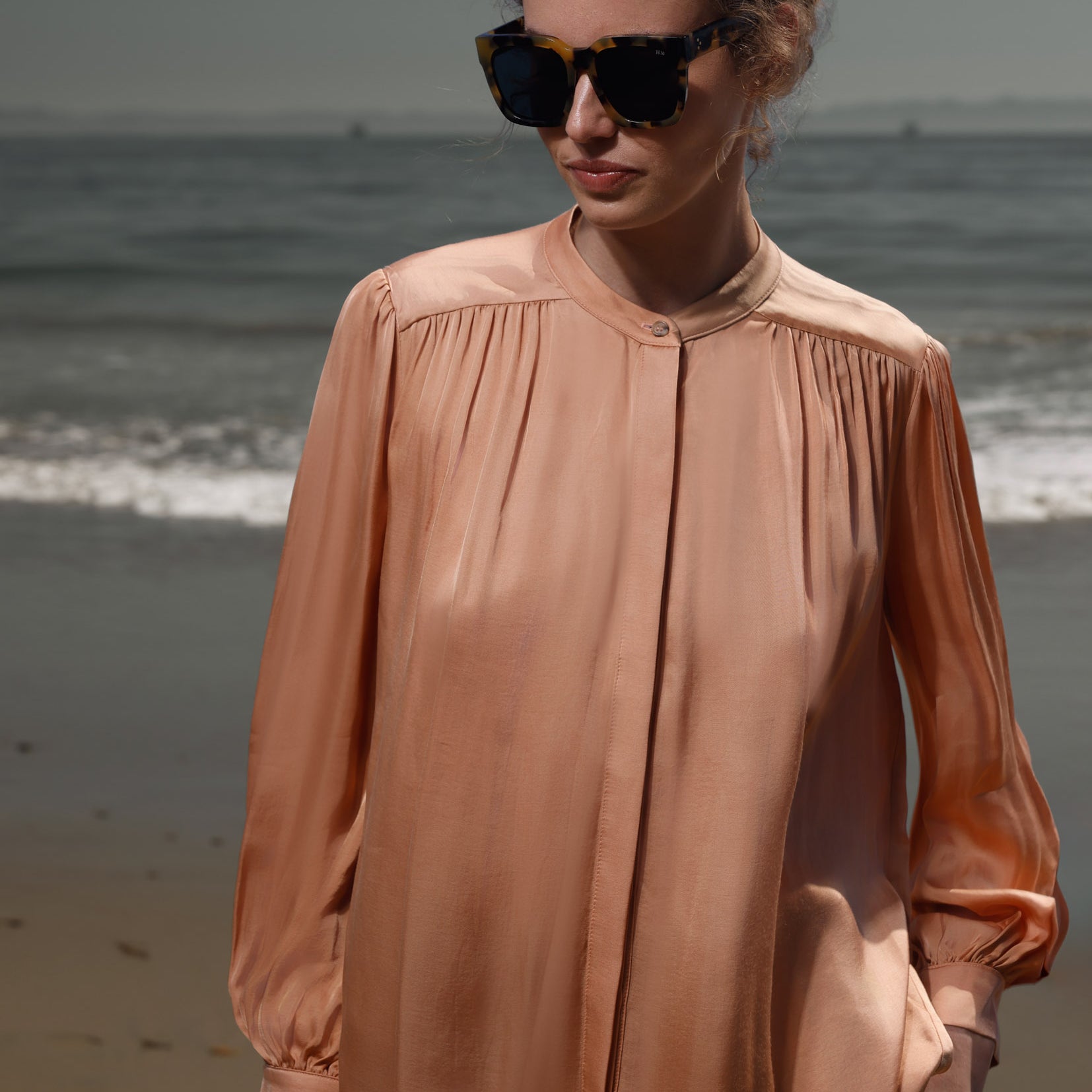Farah Blouse - Toast - Heidi Merrick