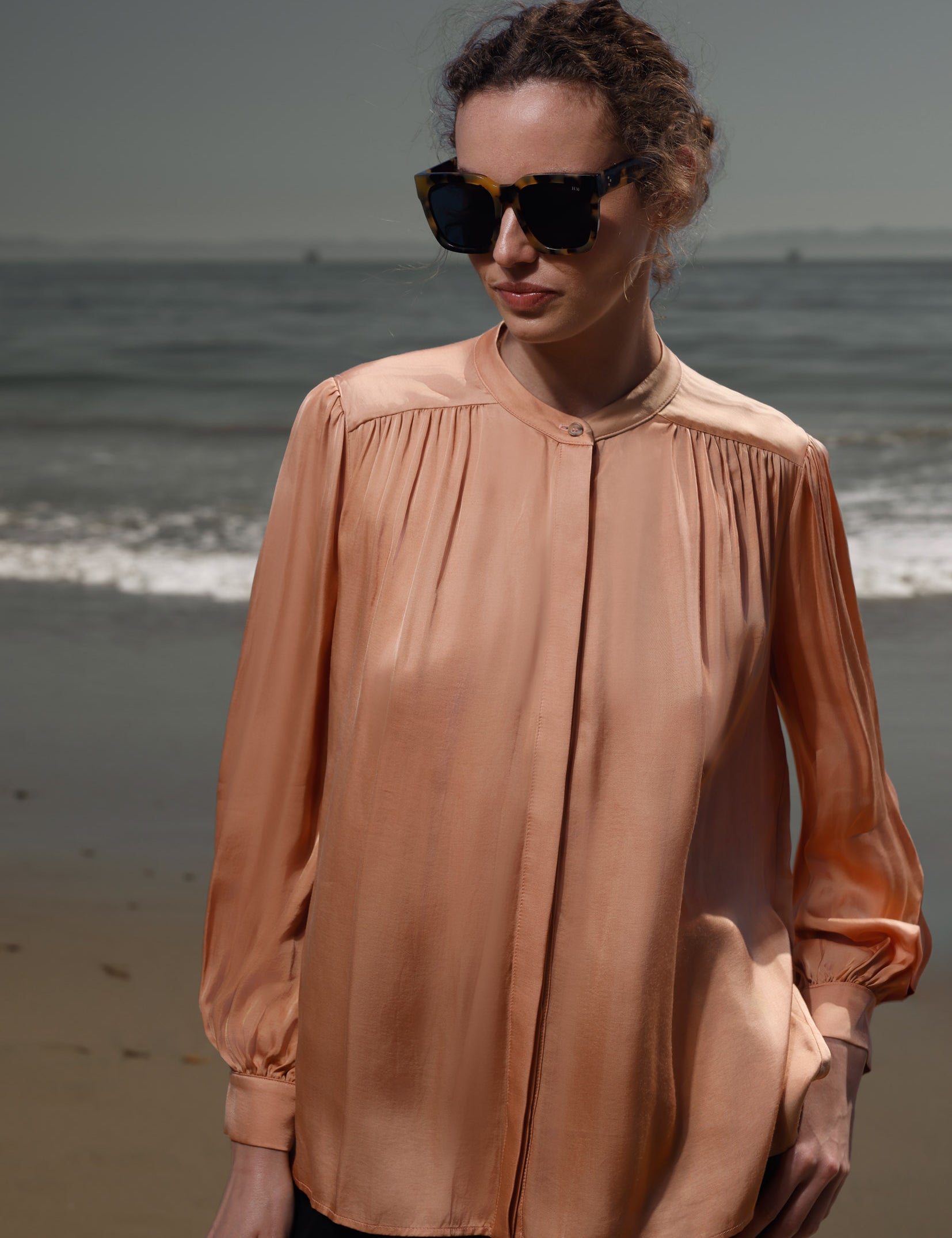 Farah Blouse - Toast - Heidi Merrick