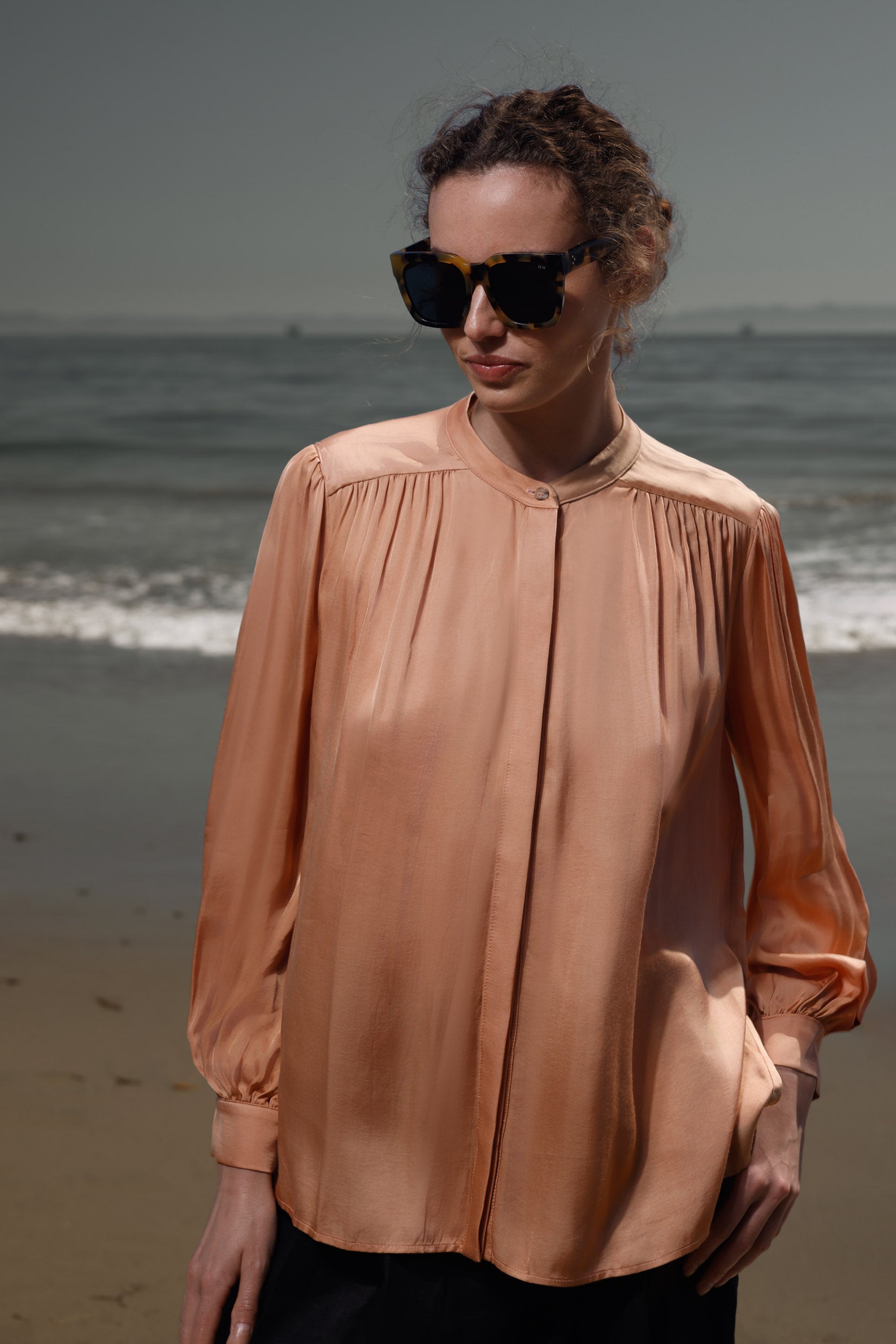Farah Blouse - Toast - Heidi Merrick