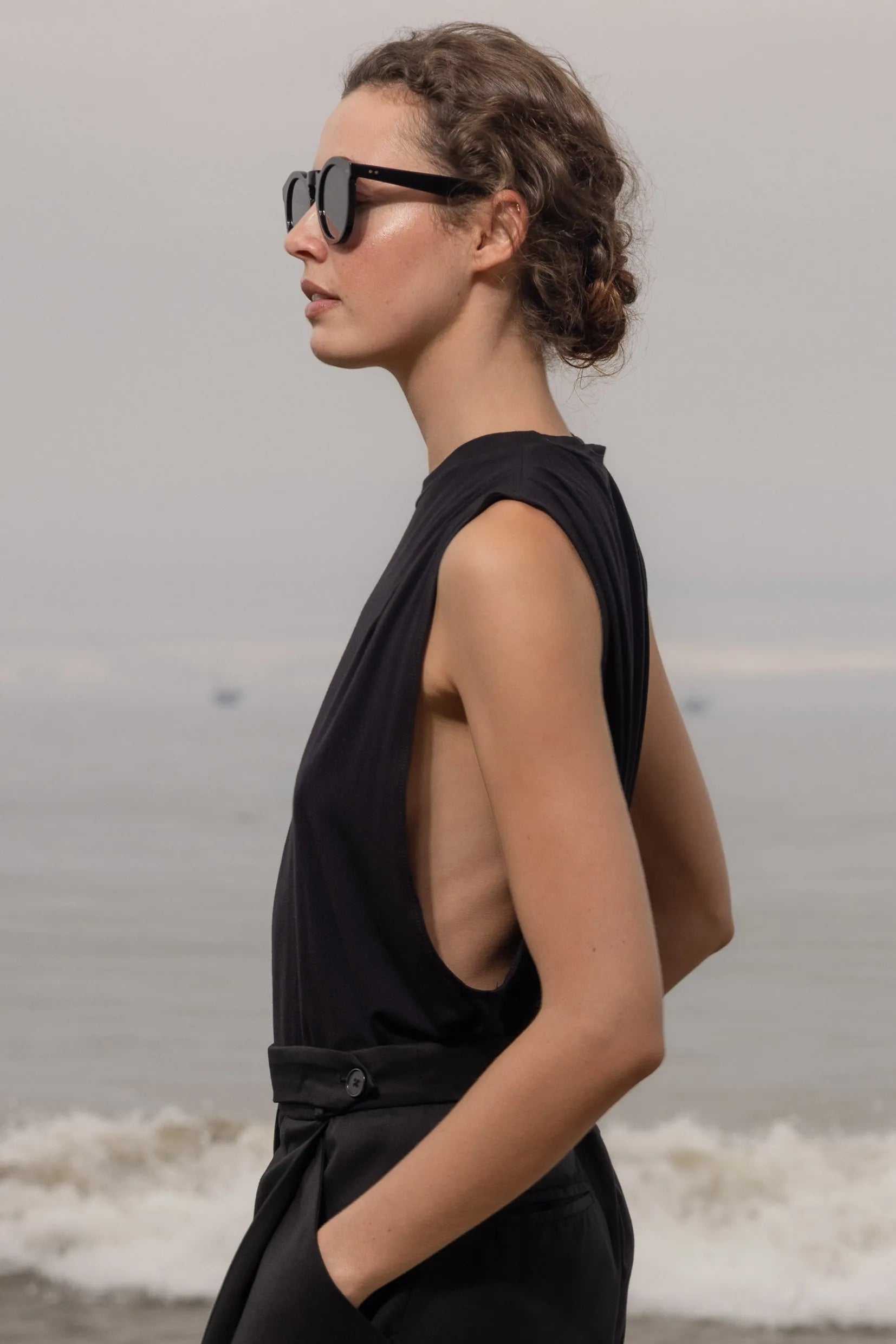 Expat Tank - Black - Heidi Merrick