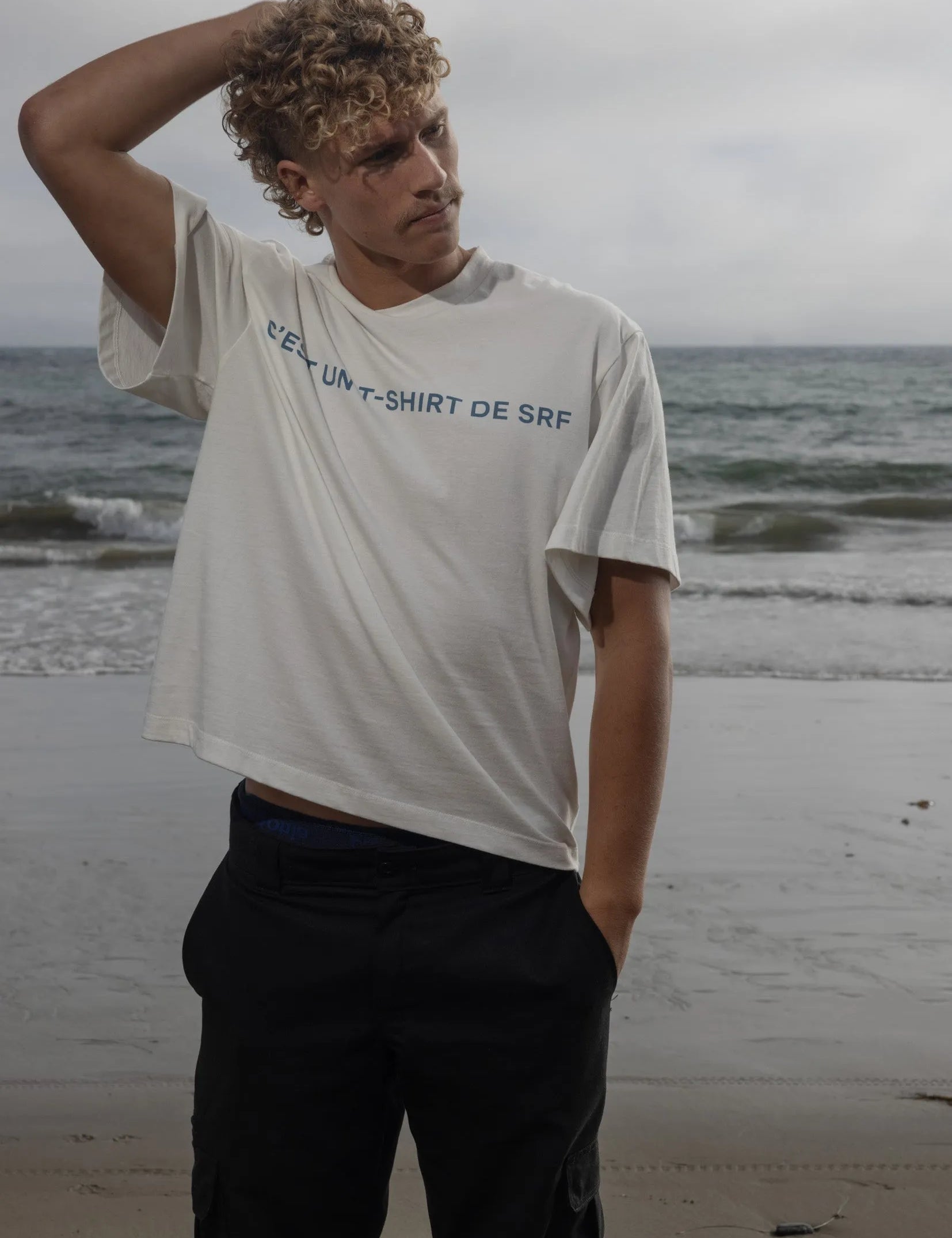 Mustache Tee - C'est Un T-Shirt De SRF - Heidi Merrick