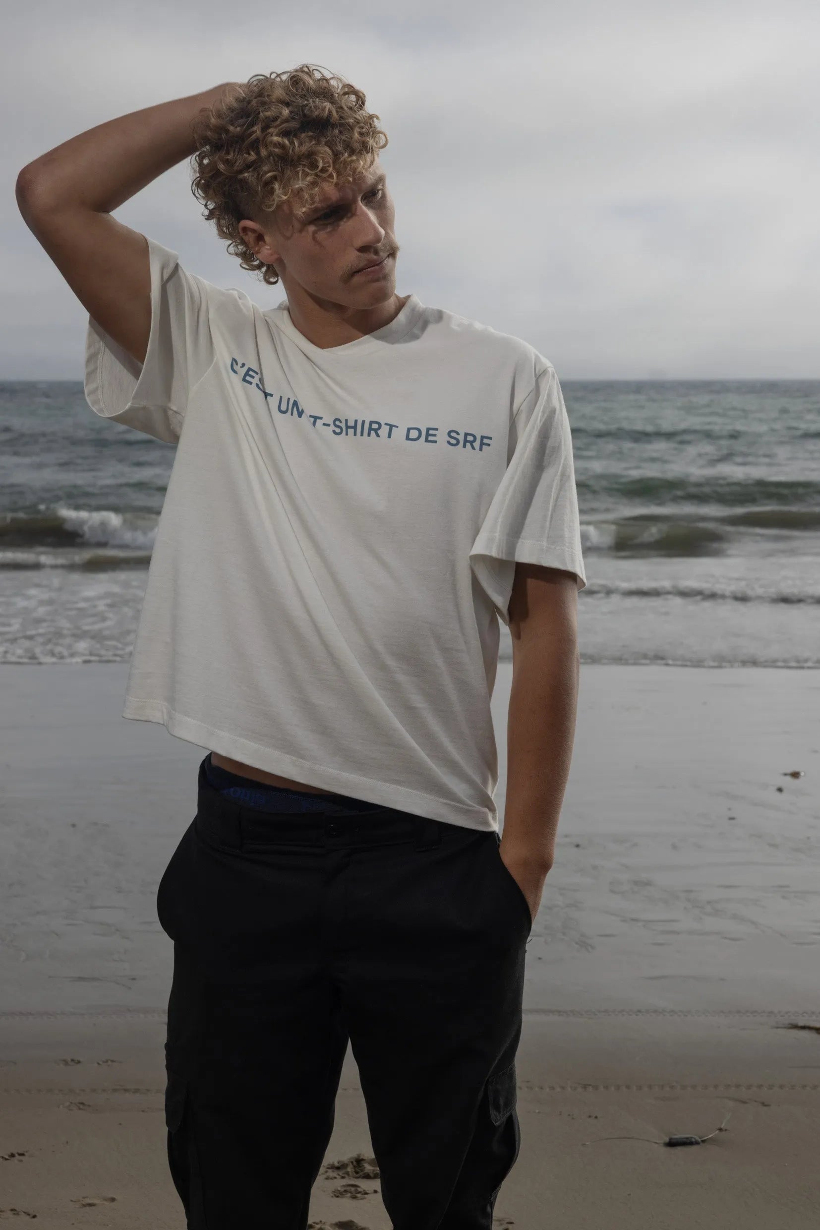 Mustache Tee - C'est Un T-Shirt De SRF - Heidi Merrick