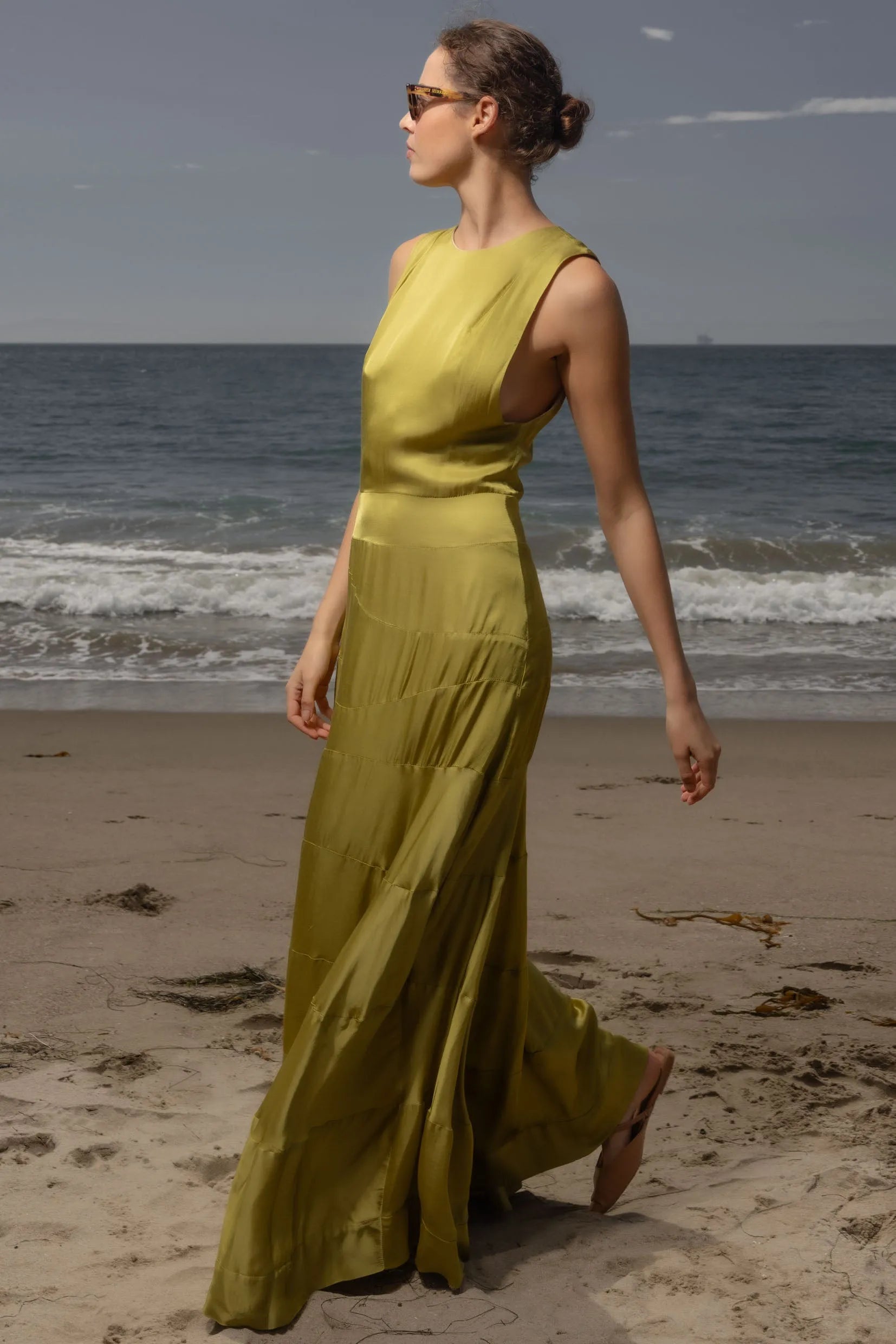 Gale Gown - Chartreuse - Heidi Merrick