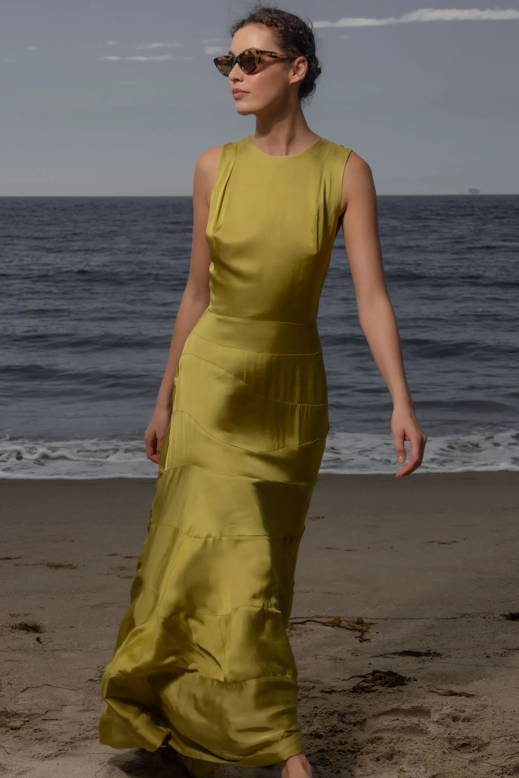 Gale Gown - Chartreuse - Heidi Merrick