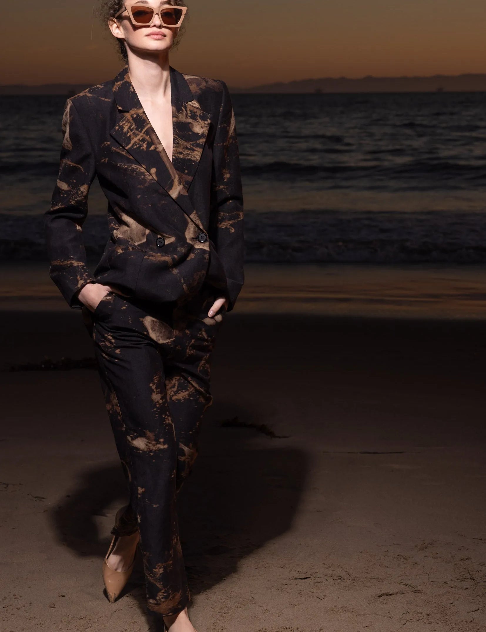 Mars Blazer - Burnt Wood - Heidi Merrick
