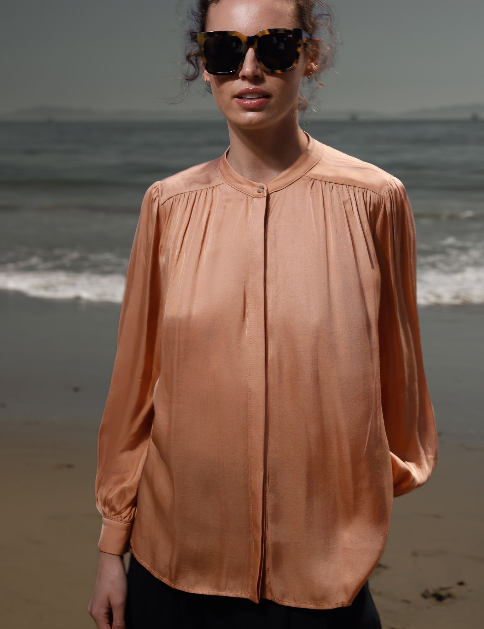 Farah Blouse - Toast - Heidi Merrick