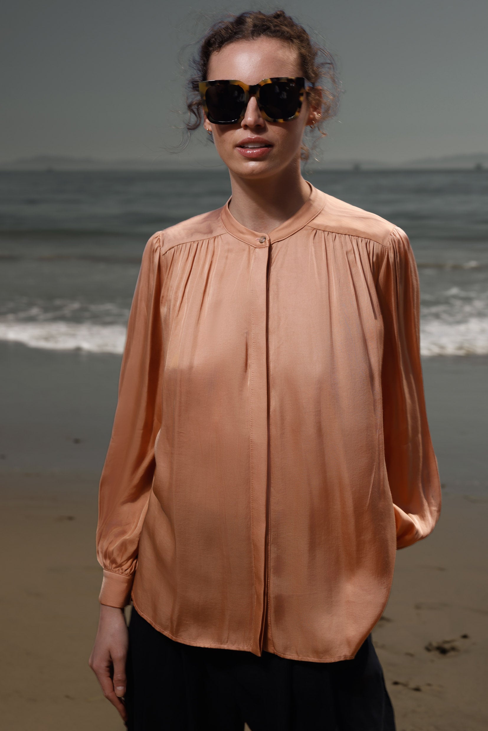 Farah Blouse - Toast - Heidi Merrick