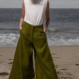 Flareup Trouser - Frog - Heidi Merrick