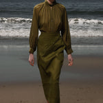 Geometry Skirt - Frog Linen - Heidi Merrick