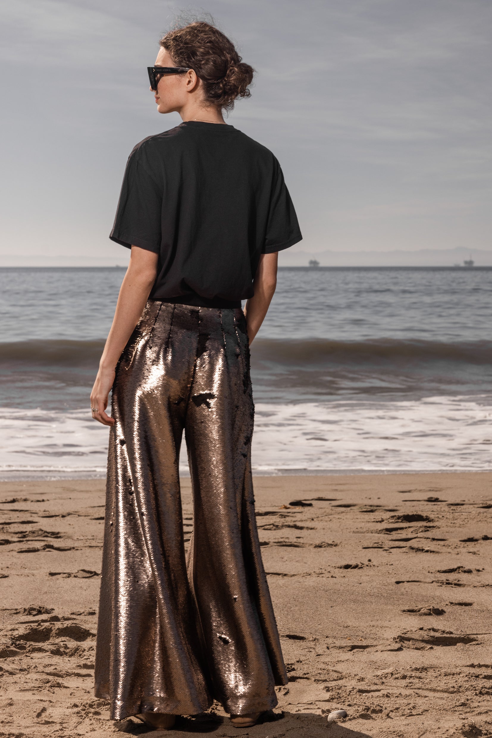 NEPTUNE TROUSER - BRONZE - Heidi Merrick