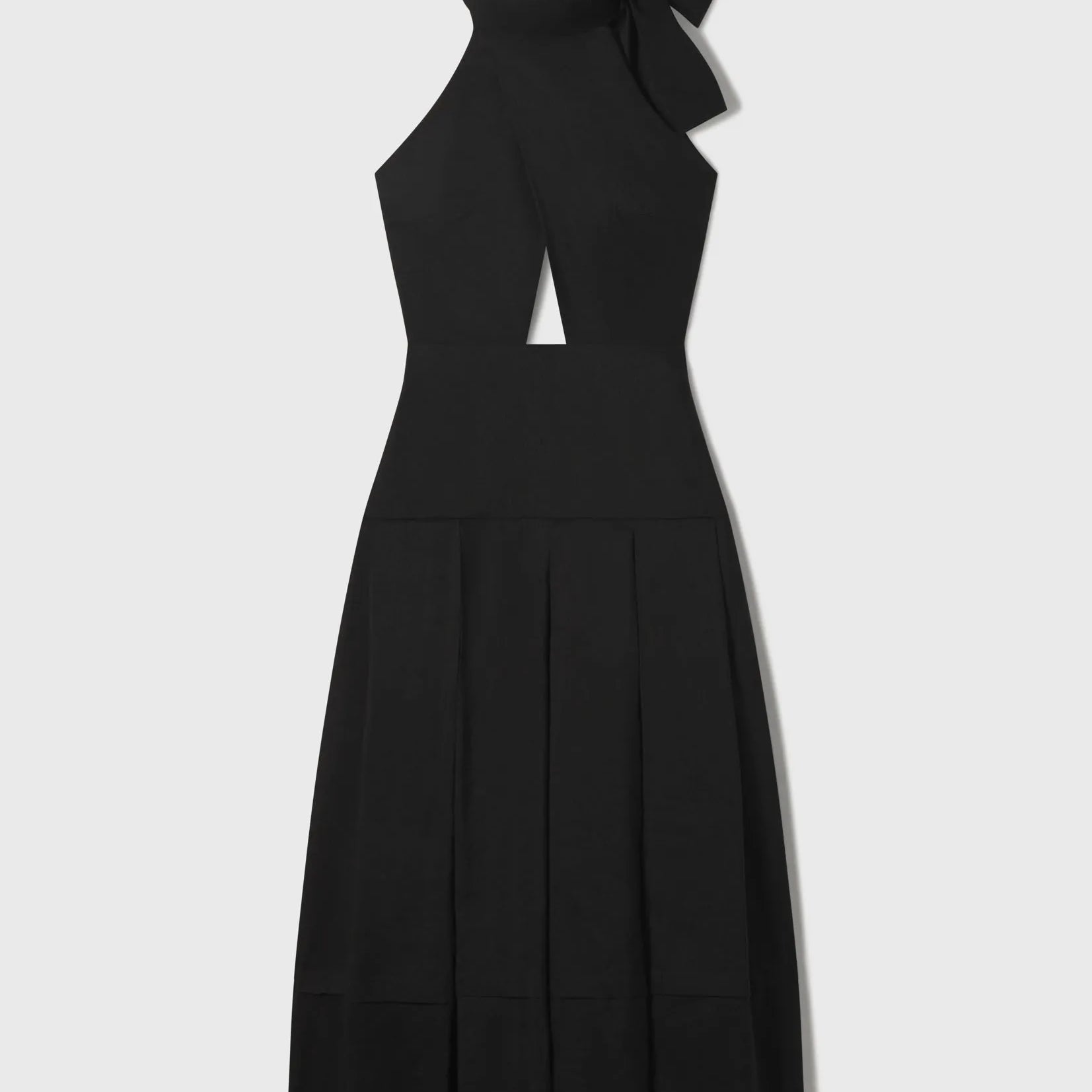 GINGER DRESS - NOIR SILK & HEMP - Heidi Merrick
