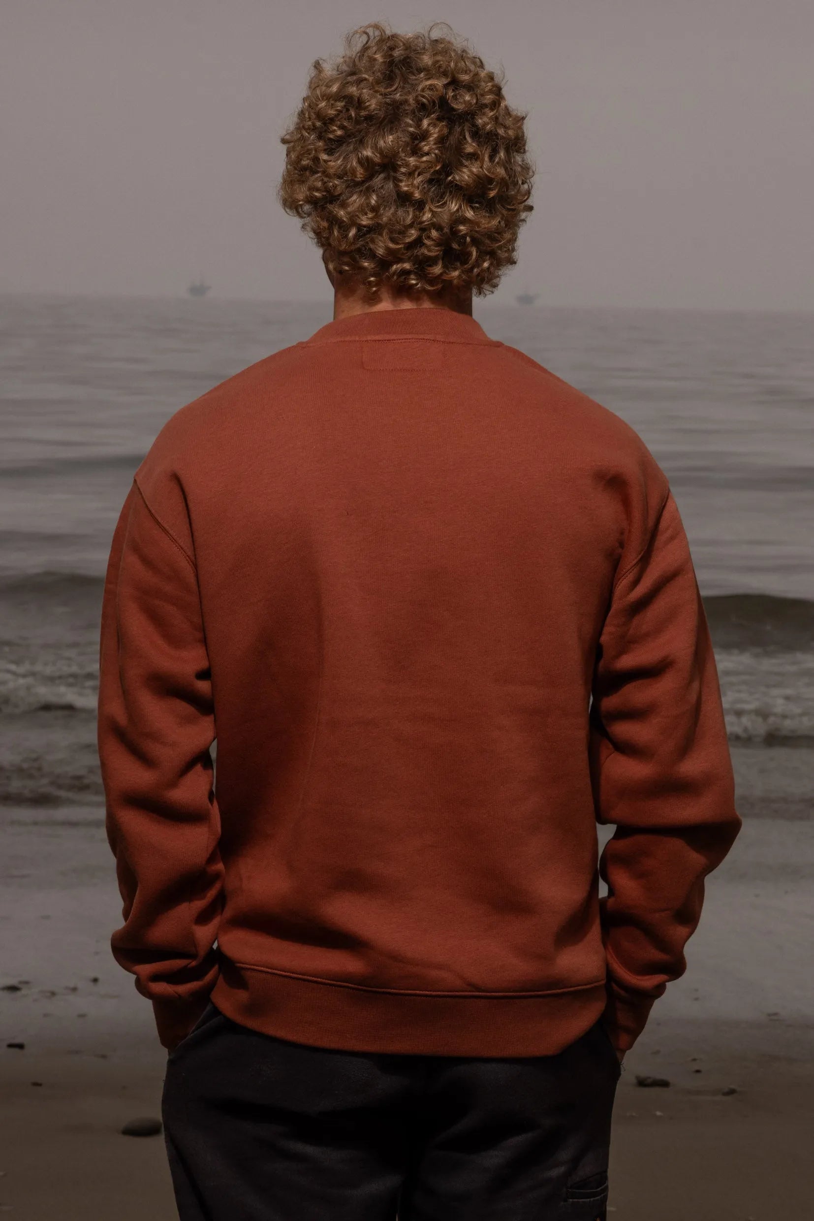 SRF LA Unisex Crewneck - Walnut - Heidi Merrick