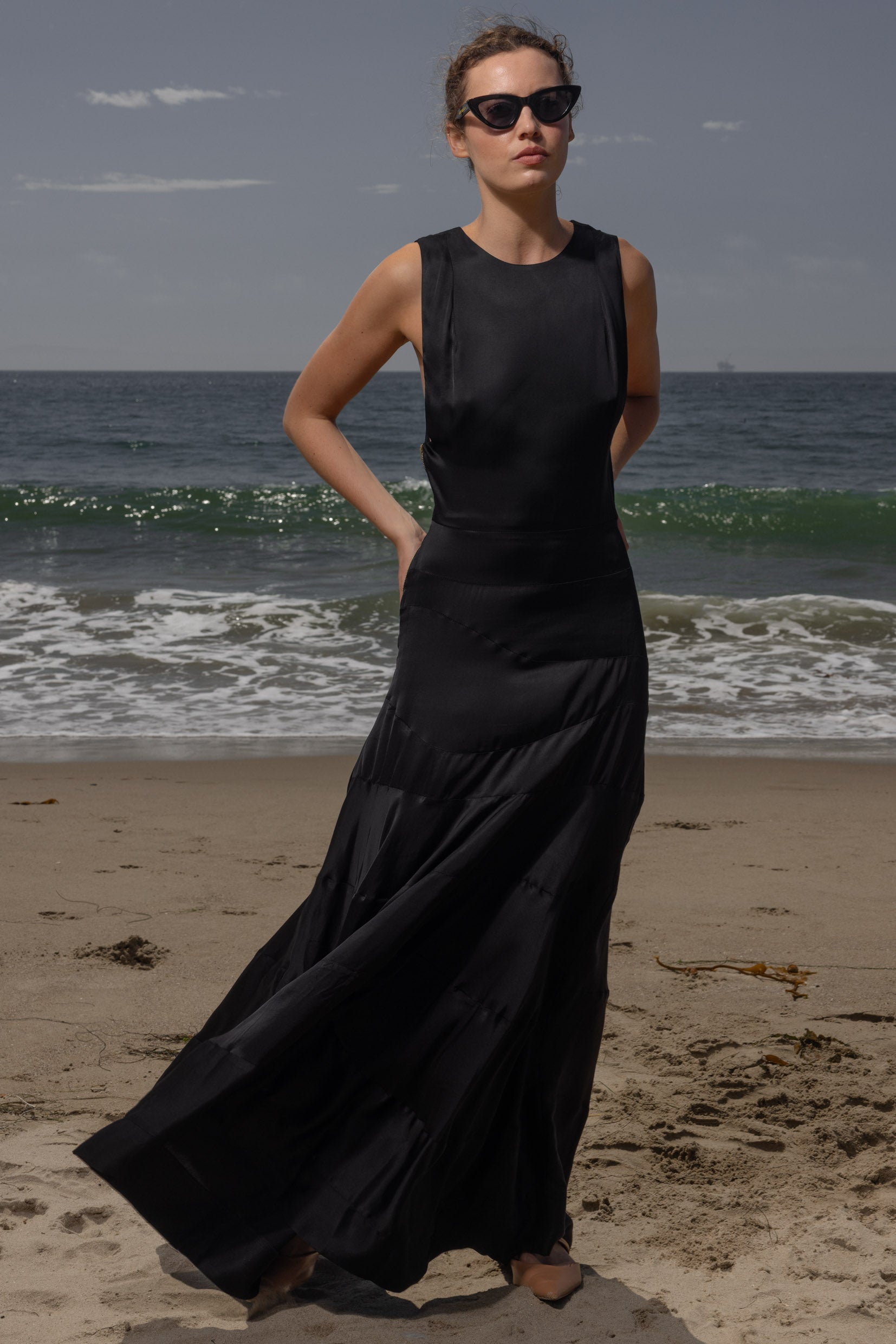 Gale Gown - Noir - Heidi Merrick