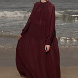 Gaia Dress - Burgundy