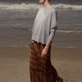 Geometry Skirt - Golden Moroccan Stripe - Heidi Merrick