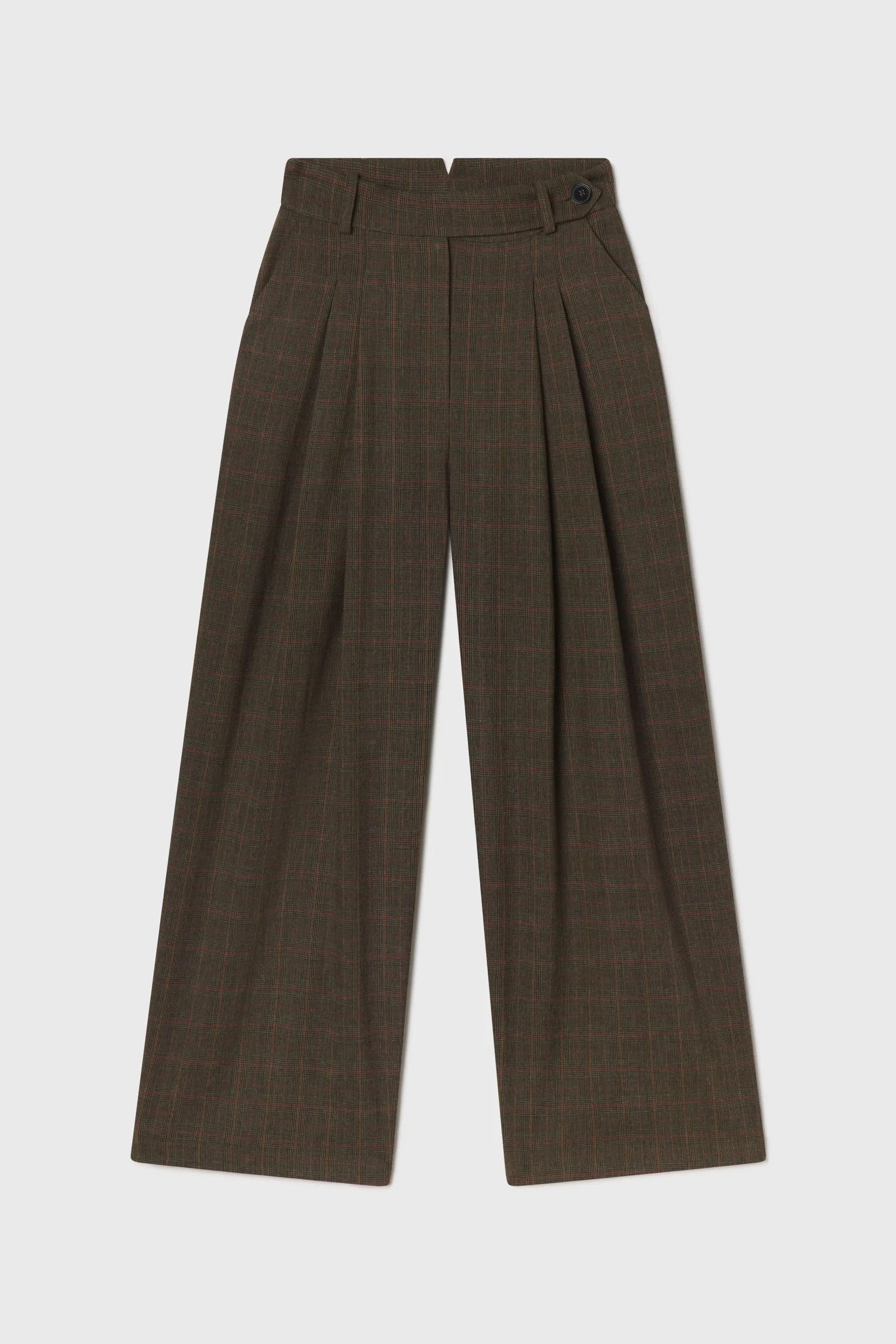 Chaplin Pant - Plaid Wool - Heidi Merrick