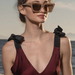 Marion Slip Dress - Burgundy - Heidi Merrick