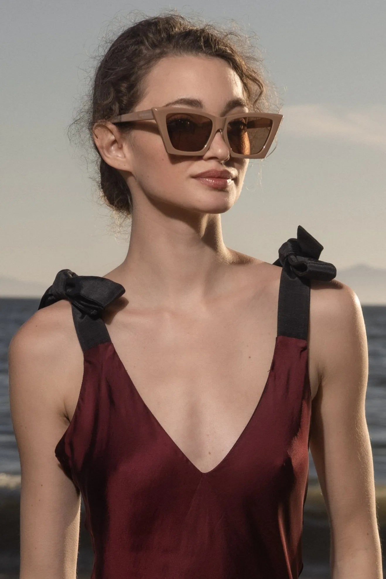 Marion Slip Dress - Burgundy - Heidi Merrick