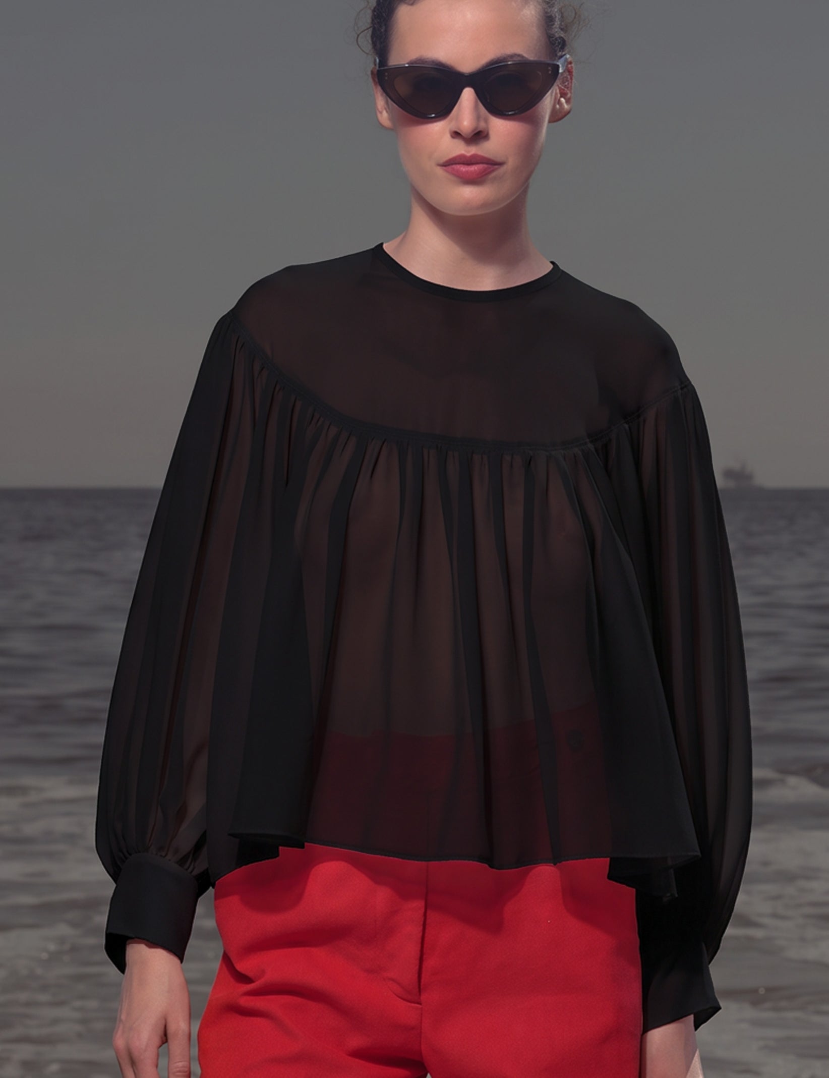 Nova Top - Noir - Heidi Merrick