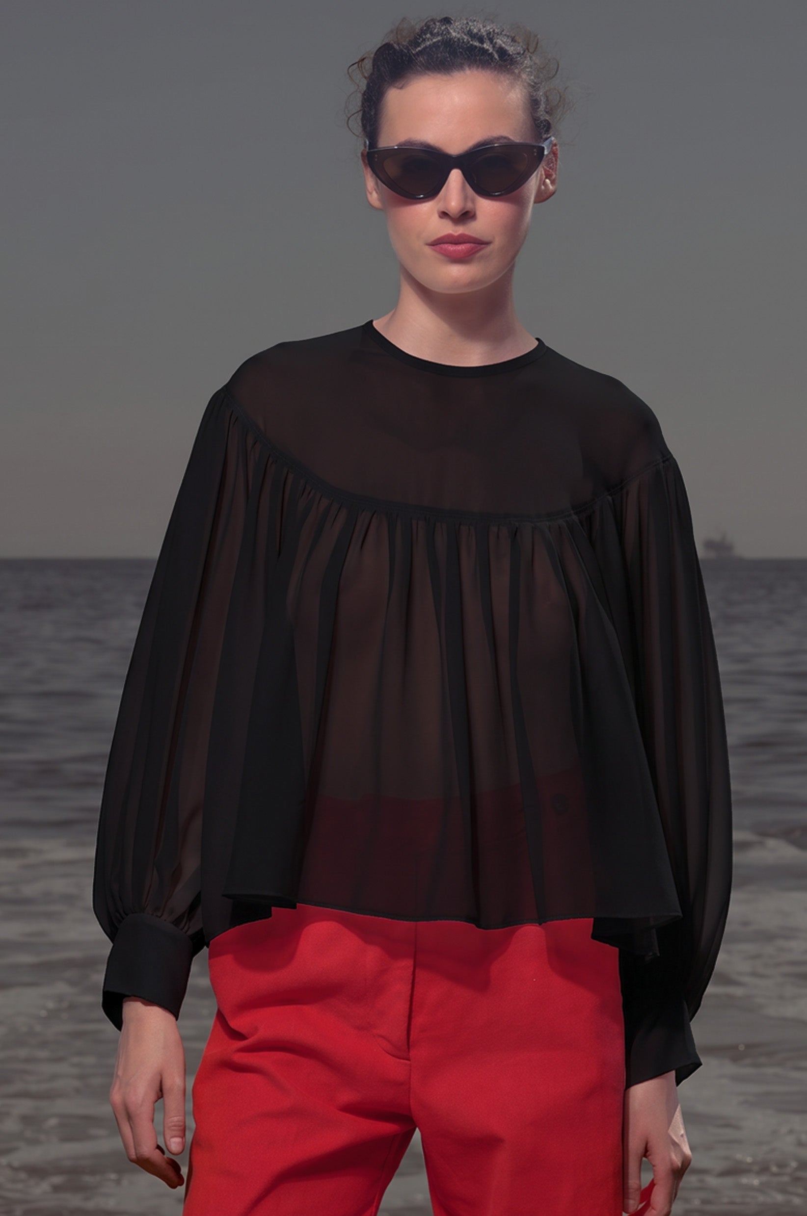 Nova Top - Noir - Heidi Merrick
