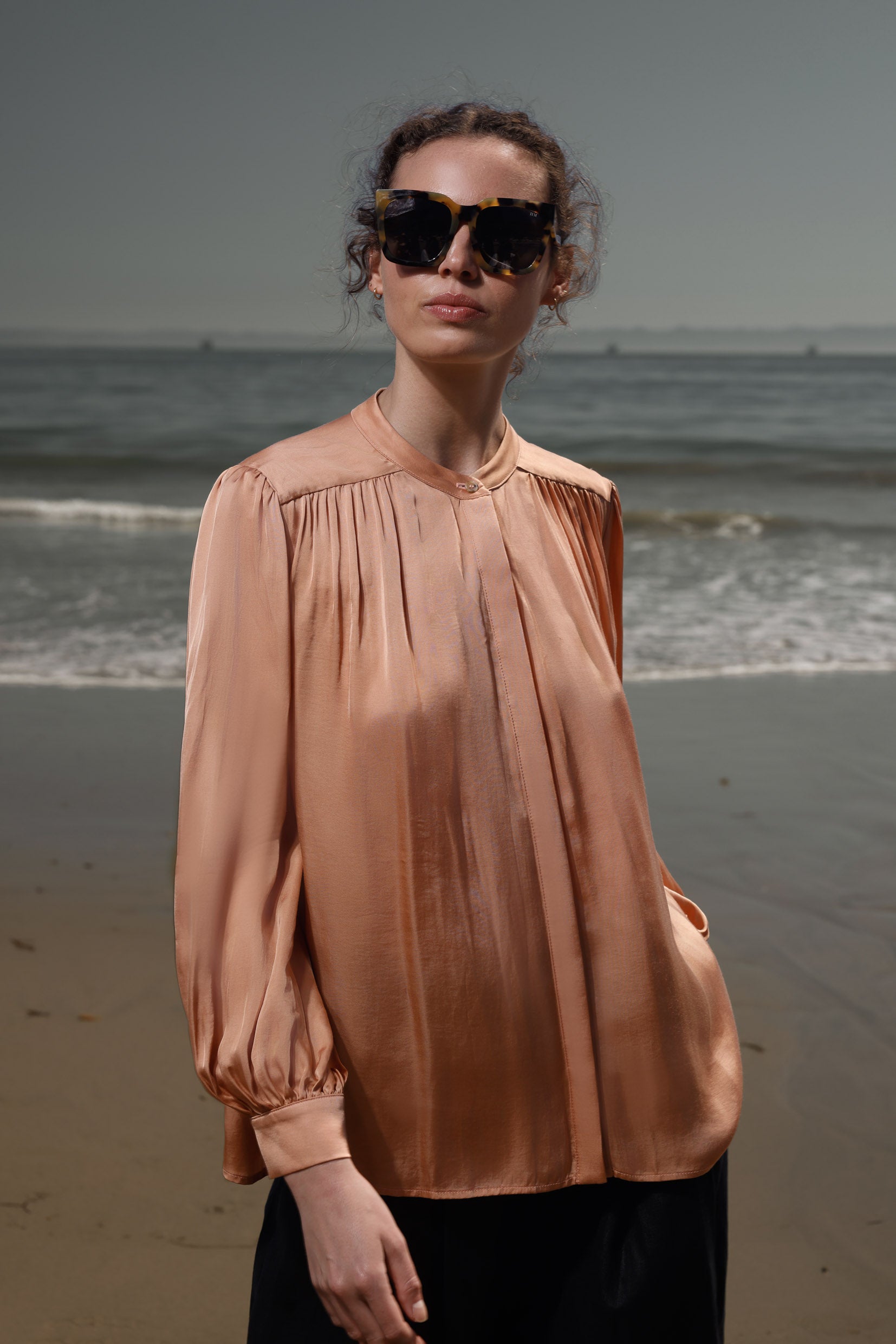 Farah Blouse - Toast - Heidi Merrick